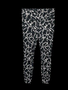 Nike Womens Dri-FIT Graphic Black & White Leggings Size S